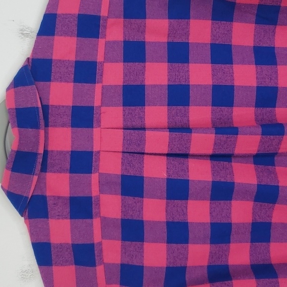 Vineyard Vines Relaxed Carmel Buffalo Check Performance Flannel Womens 4 Cotton - Picture 8 of 10